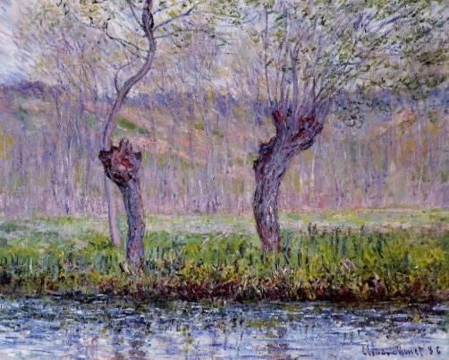 Claude Monet - Willows in Spring