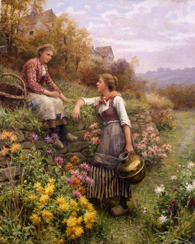 Daniel Ridgway Knight - Gossips