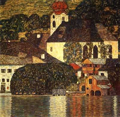 Gustav Klimt - Church at Unterach on Lake Atter