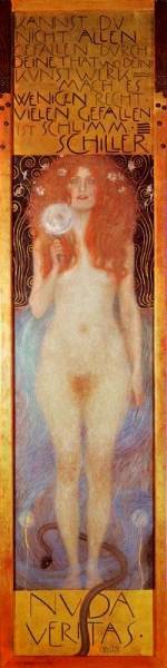 Gustav Klimt - Nude Veritas