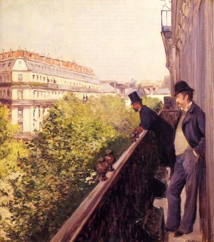 Gustave Caillebotte - A Balcony