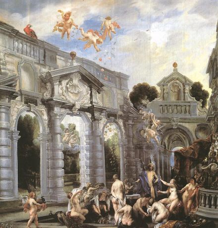 Jacob Jordaens - Nymphs at the Fountain of Love