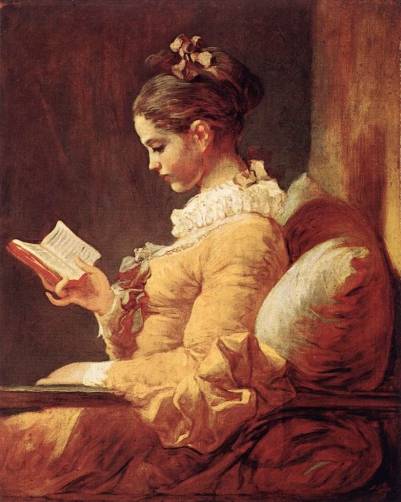 Jean Honore Fragonard - A Young Girl Reading