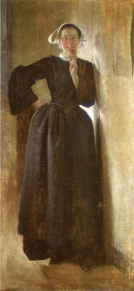 John White Alexander - Josephine The Breton Maid