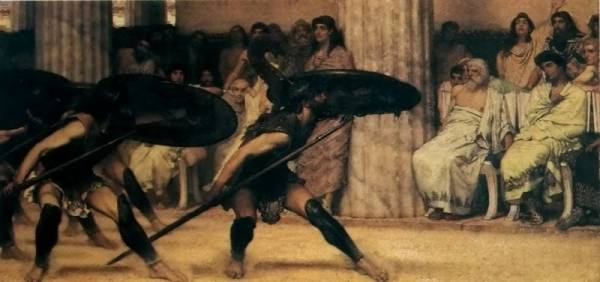 Lawrence Alma-Tadema - A Pyhhric Dance
