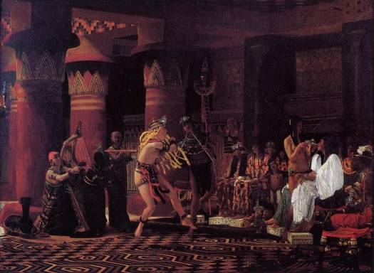 Lawrence Alma-Tadema - Pastimes in Ancient Egypt