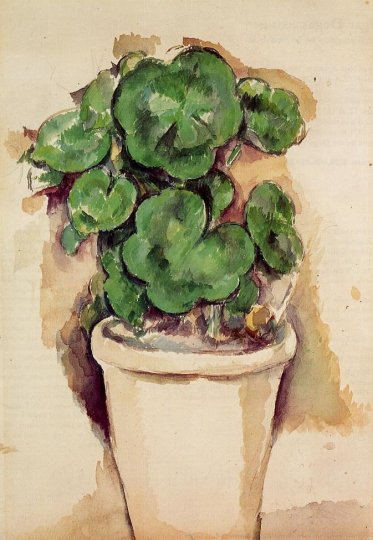 Paul Cezanne - A Pot of Geraniums