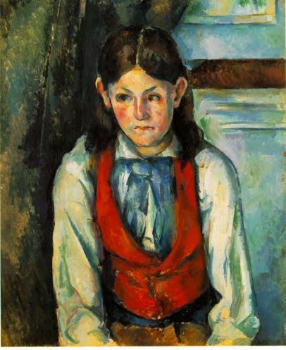 Paul Cezanne - Boy in a Red Vest 2