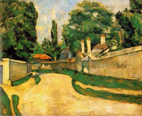 Paul Cezanne - Houses along a Road