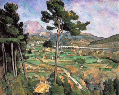 Paul Cezanne - Landscape with Viaduct - Mont Sainte-Victoire