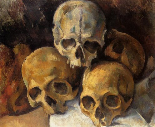 Paul Cezanne - Pyramid of Skulls