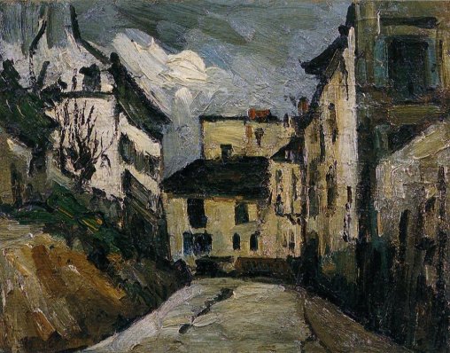 Paul Cezanne - Rue des Saules, Montmartre