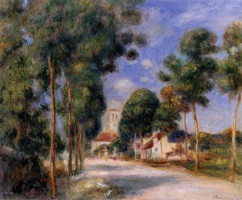 Pierre-Auguste Renoir - Entering the Village of Essoyes