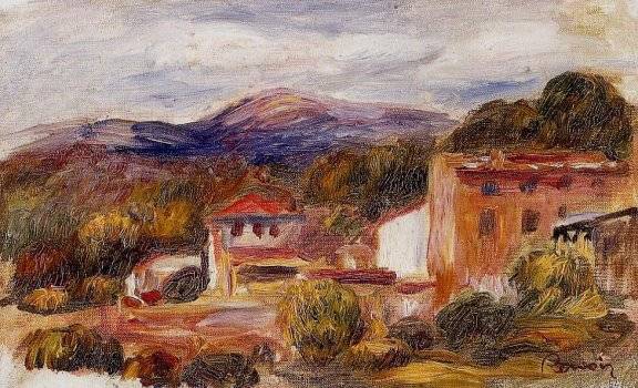 Pierre-Auguste Renoir - House and Trees with Foothills
