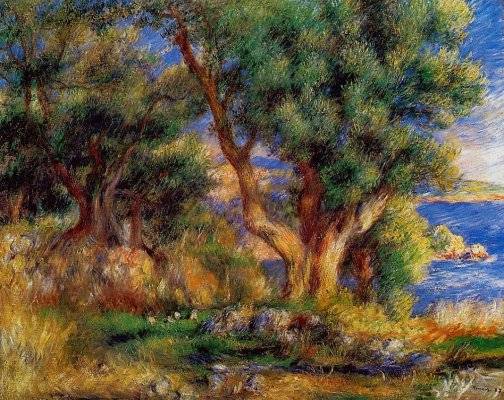 Pierre-Auguste Renoir - Landscape near Manton