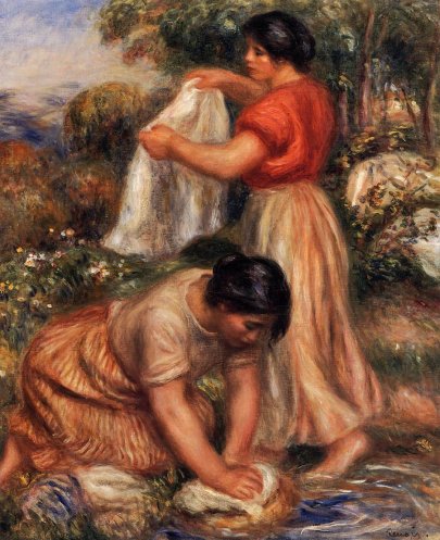 Pierre-Auguste Renoir - Laundresses 02