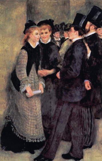 Pierre-Auguste Renoir - Leaving the Conservatoire