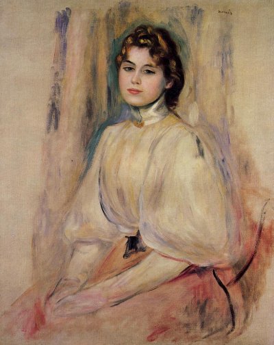 Pierre-Auguste Renoir - Seated Young Woman02