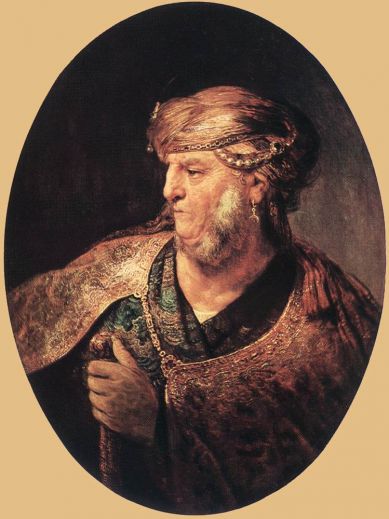 Rembrandt van Rijn - Portrait of a Man in Oriental Garment