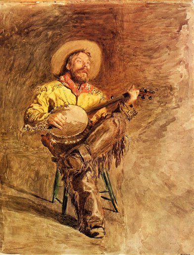 Thomas Eakins - Cowboy Singing