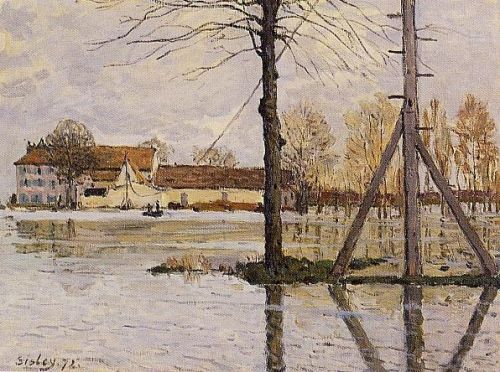 Ferry to the Ile-de-la-Loge, Flood