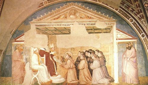 Scenes from the Life of Saint Francis 5 Confirmation of the