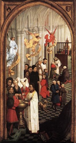 Seven Sacraments Altarpiece (Left Wing)