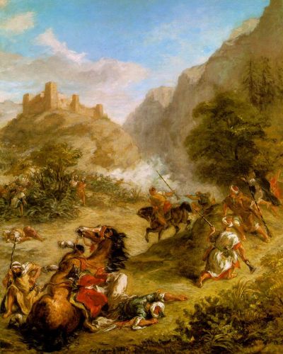 Arabs Skirmishing in the Mountains