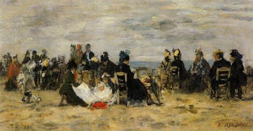 Beach Scene, Trouville