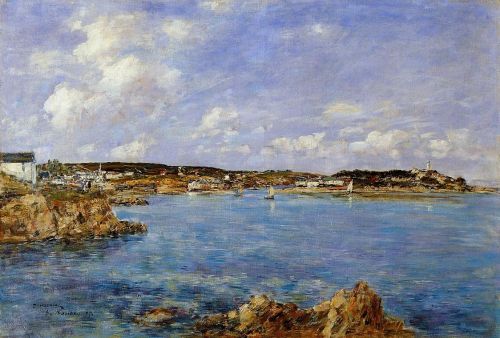 Douarnenez, the Bay, View of Ile Tristan