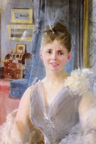 Portrait Of Edith Palgrave Edward