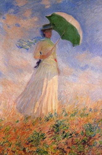 Woman with a Parasol, Facing Right