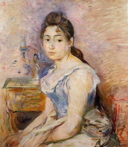 Young Woman in a Blue Blouse