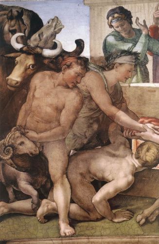 Genesis - 7 Sacrifice of Noah (Detail) 1