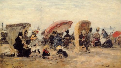 Trouville, Beach Scene 13