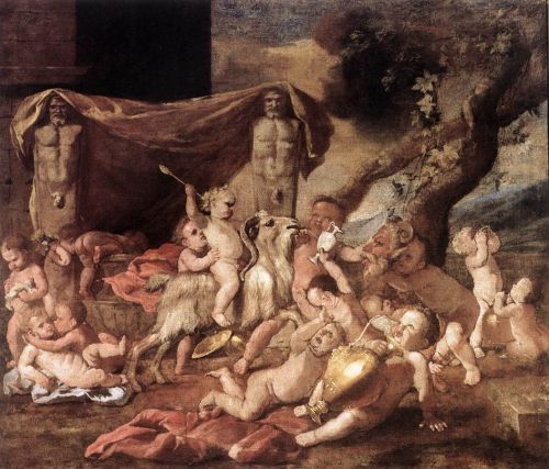 Bacchanal of Putti