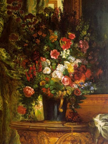 Bouquet of Flowers on a Console