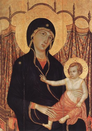 Rucellai Madonna (detail) 1