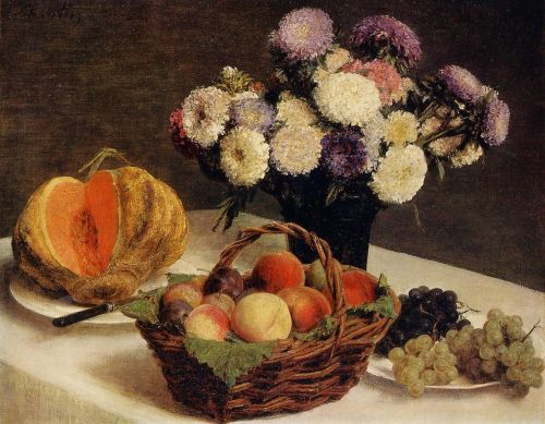 Flowers and Fruit, a Melon