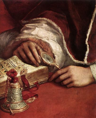 Pope Leo X with Cardinals (detail) 2