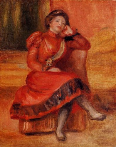 Spanish Dancer in a Red Dress