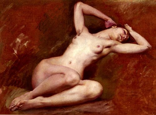 Study for the Figure of the Source at the Paris Comic Opera.