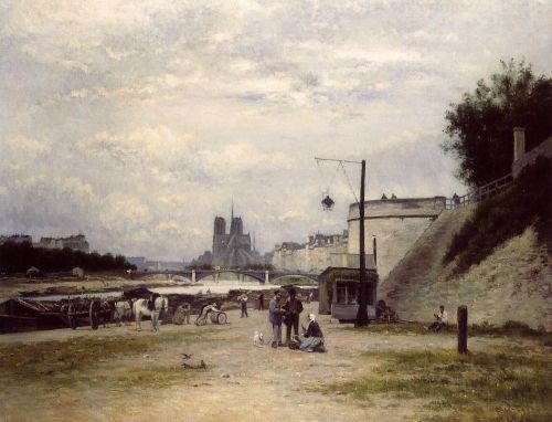 The Henri IV Quay, Paris