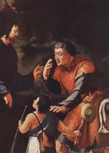 Christ Healing the Blind (detail)