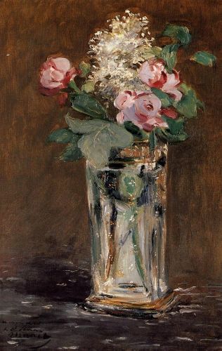 Flowers in a Crystal Vase 1