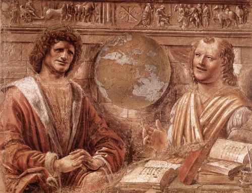 Heraclitus and Democritus