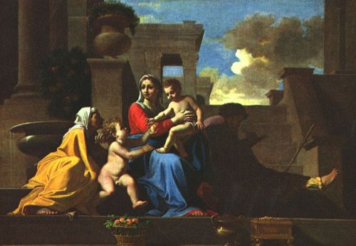 Holy Family on the Steps