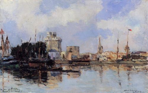 La Rochelle, the Harbor, Bright Sky