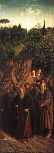 The Ghent Altarpiece - The Holy Hermits