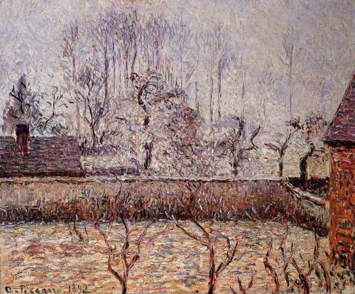 Landscape, Frost and Fog, Eragny